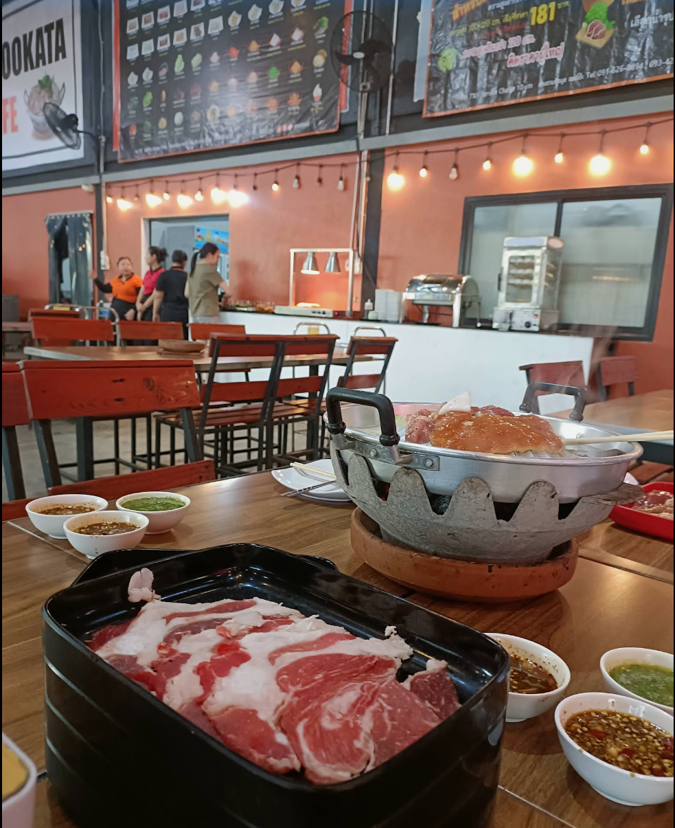 BestBeef table setup and dining area